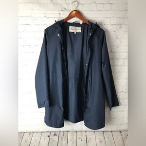 Jack Wills Blue Jacket with hoodie Size 6